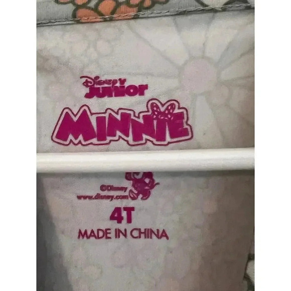 DISNEY JUNIOR dress minnie mouse flowers size 4T - Picture 4 of 5